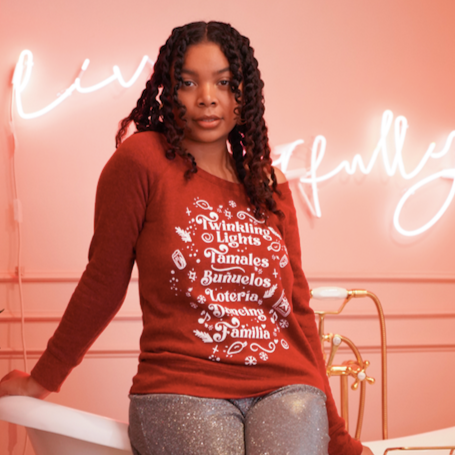 Red holiday best sale sweater