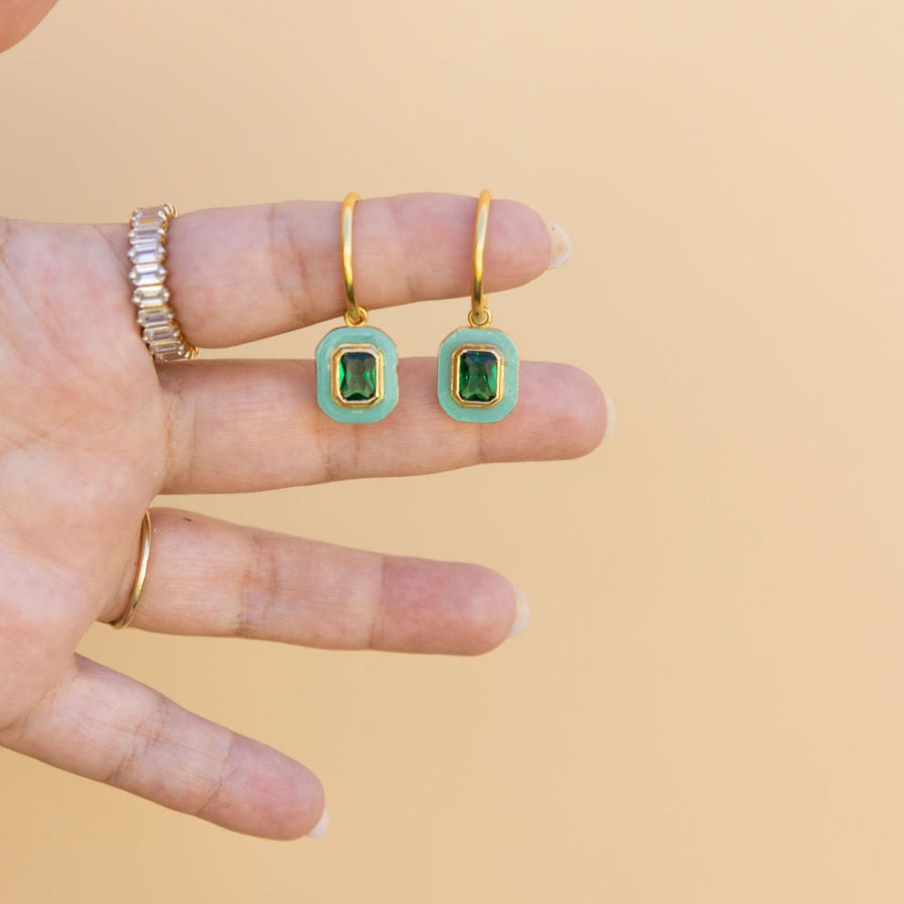 Diosa/ Goddess Charm Hoops