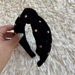 Midnight embellished headband