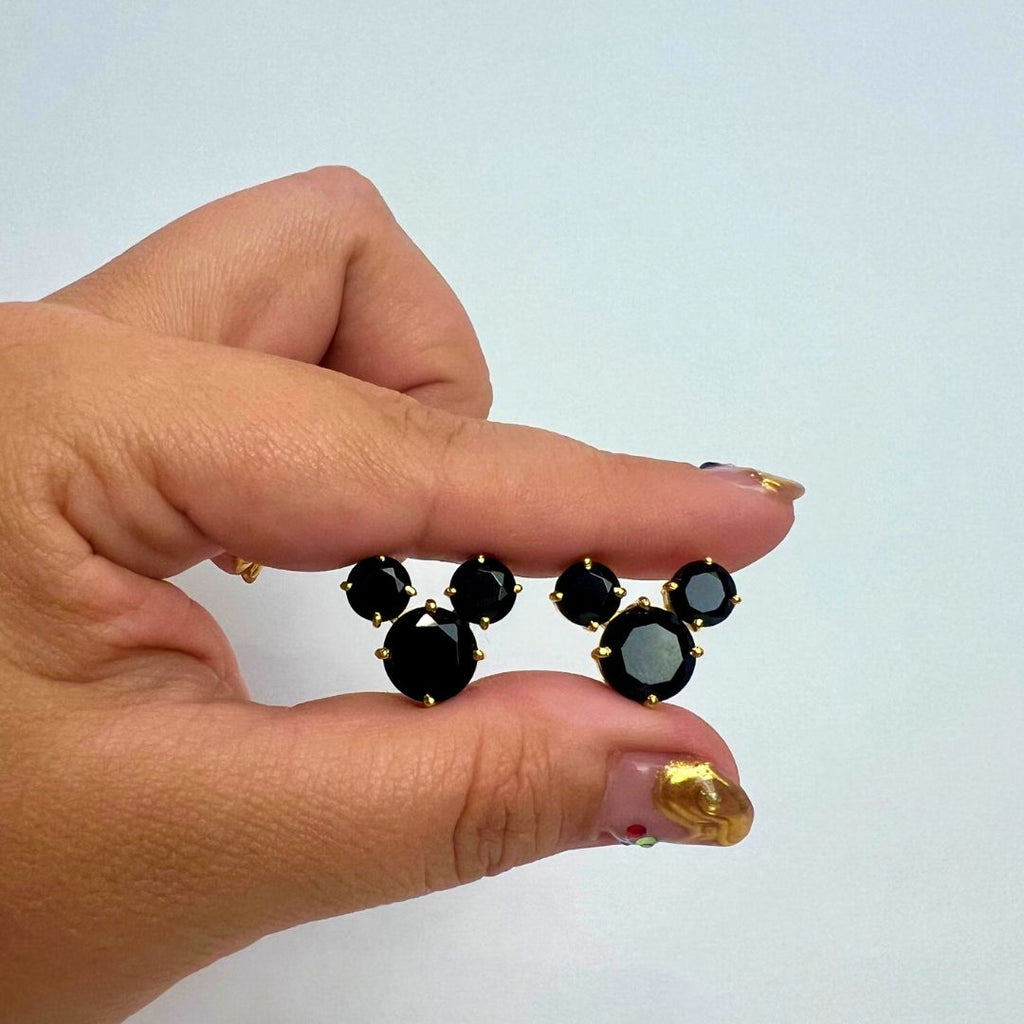 Disney Grl Onyx studs