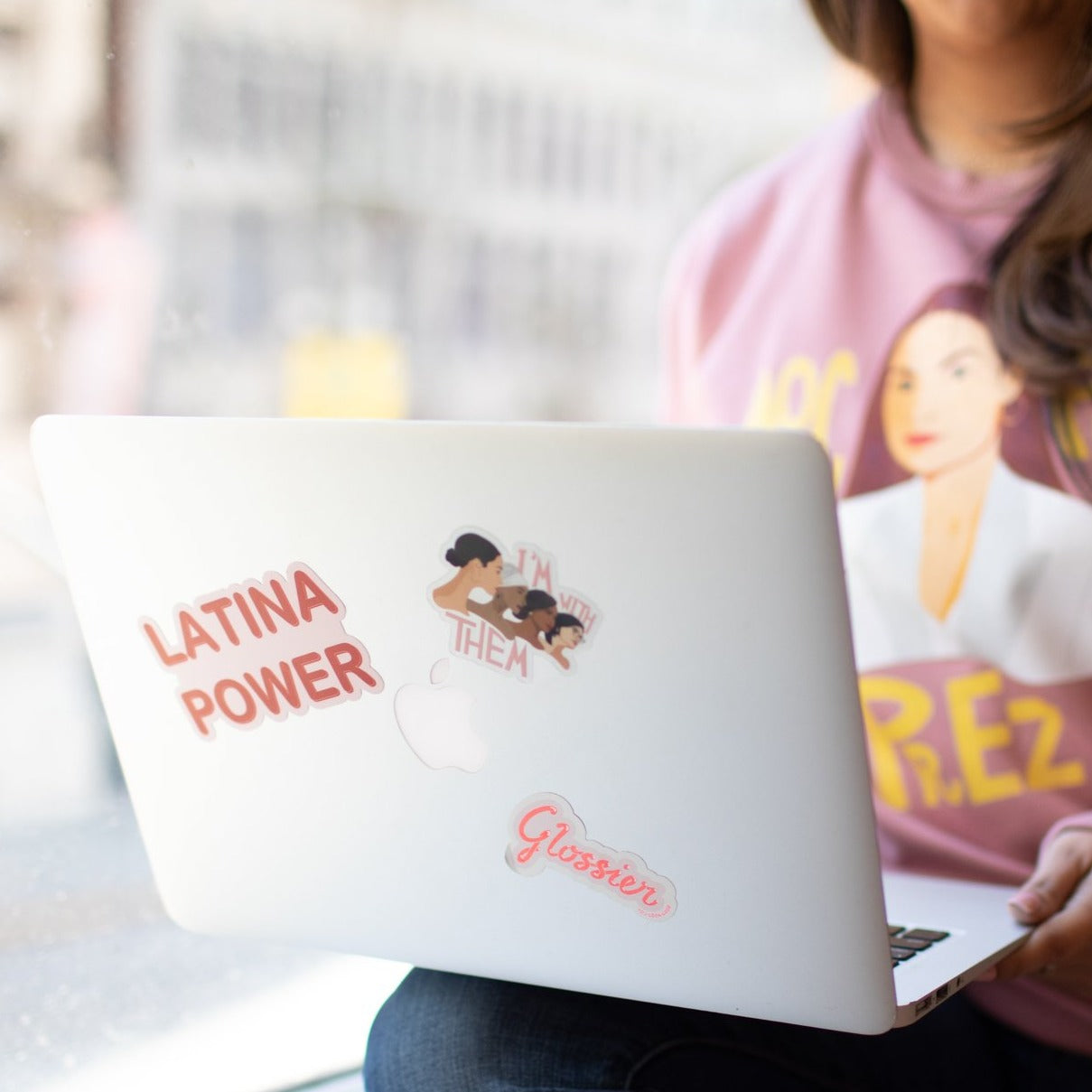 I'm With Them Sticker- GRL Collective