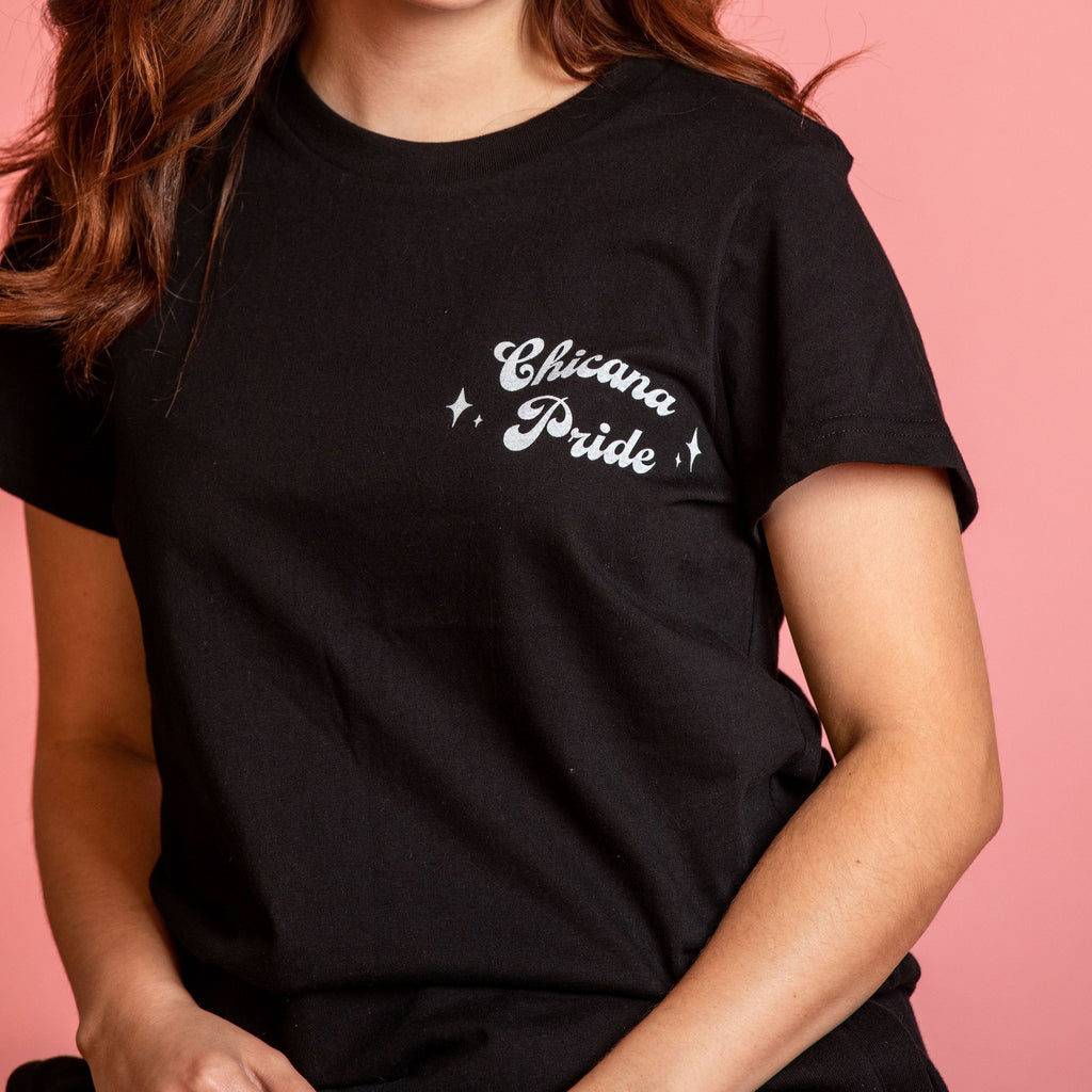 Chicana Pride Black Short sleeve Tee