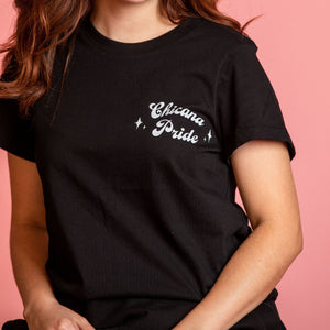 Chicana Pride Black Short sleeve Tee