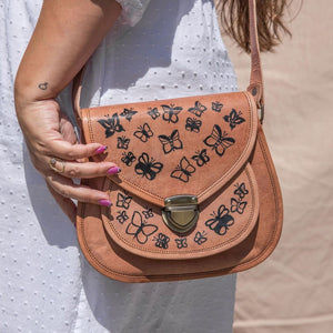 The Butterfly Leather Purse