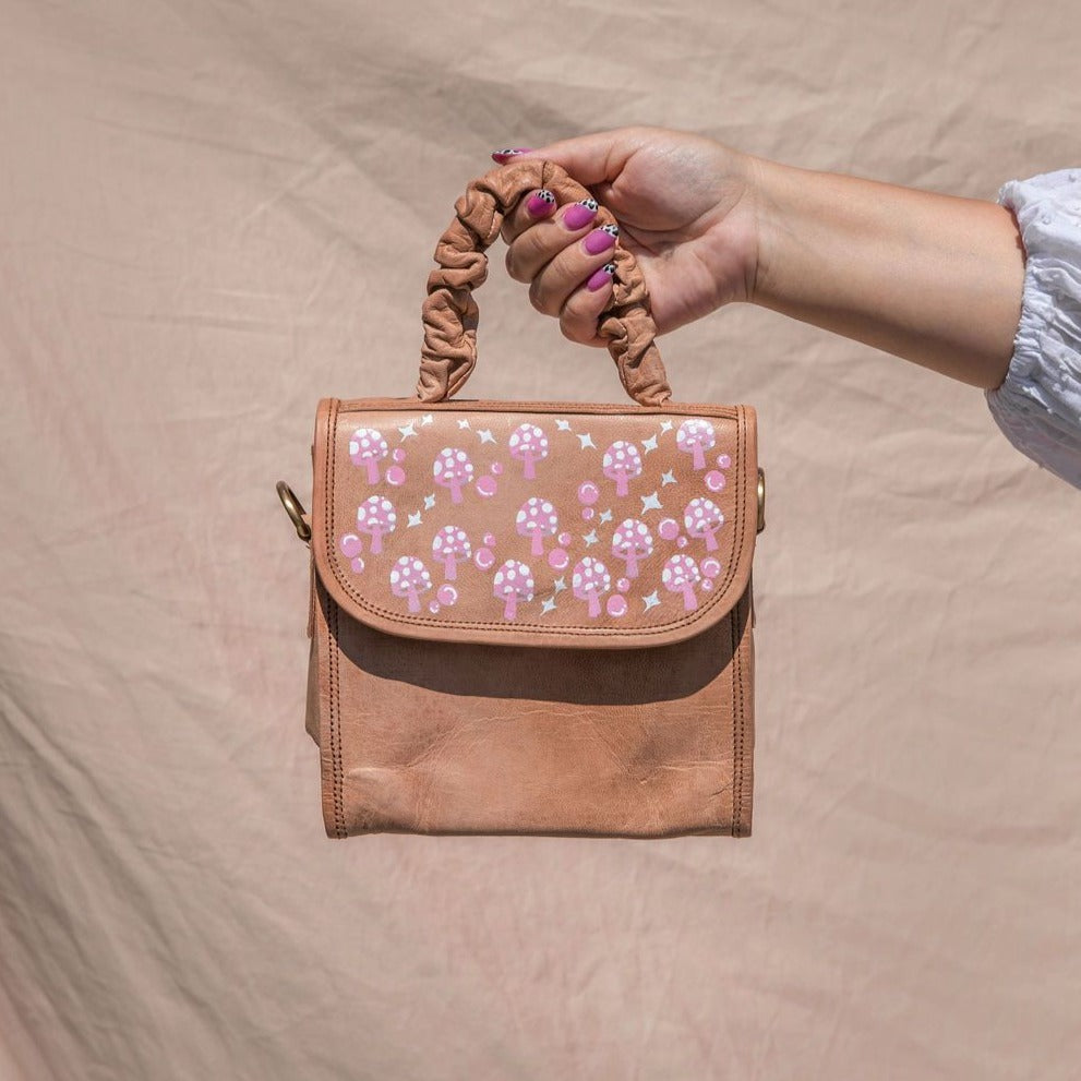 Mushroom Scrunchie Purse