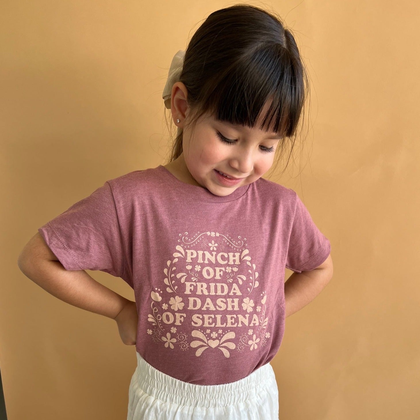 Pinch of Frida. Dash of Selena Kids Tee