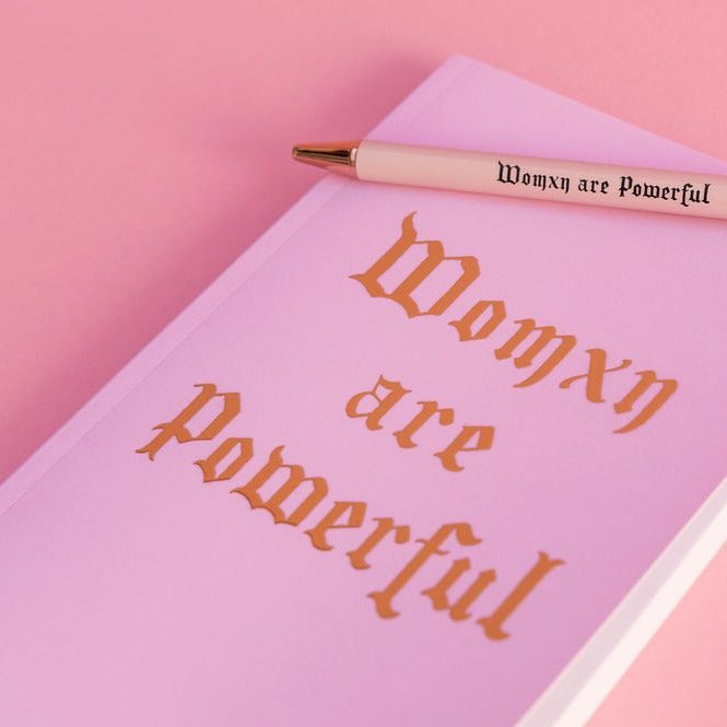 Womxn are Powerful Lux Notebook