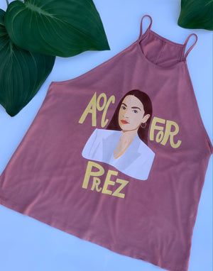 AOC For Prez Tank- GRL Collective