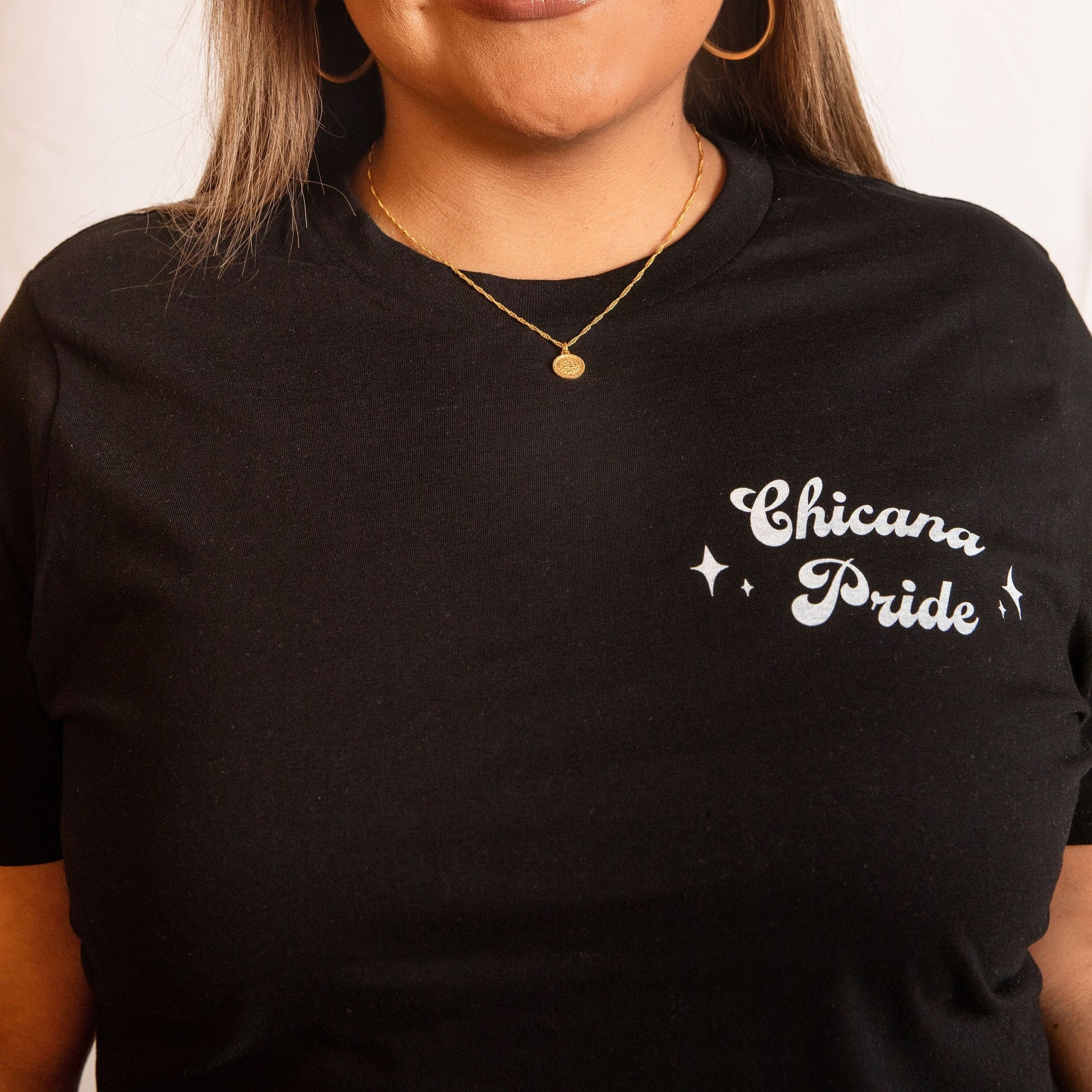 Chicana Pride Black Short sleeve Tee