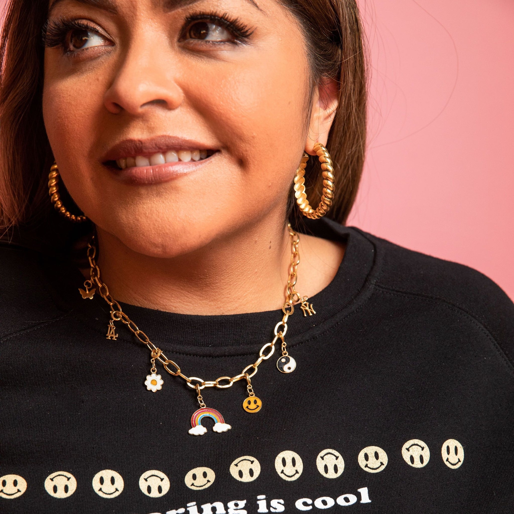 GRL Collective charm necklace