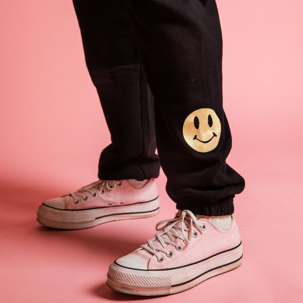 Caring Is Cool Smiley Sweatpants