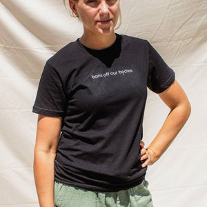 Bans Off Our Bodies female tee